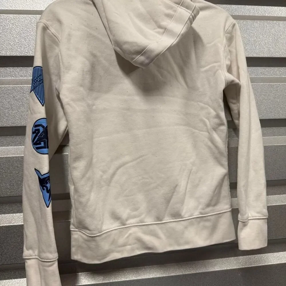 Jordan Kid's White and Cream Hoodie